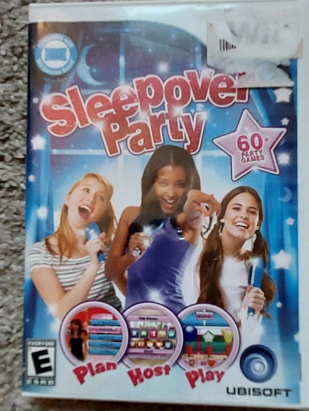 Sleepover Party Nintendo Wii 2009 Game Case Booklet Girl Games Teen Fun